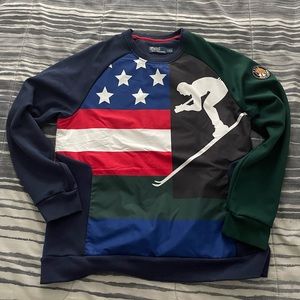 POLO By Ralph Lauren Downhill Skier Men's Doublie-Knit Sweetshirt